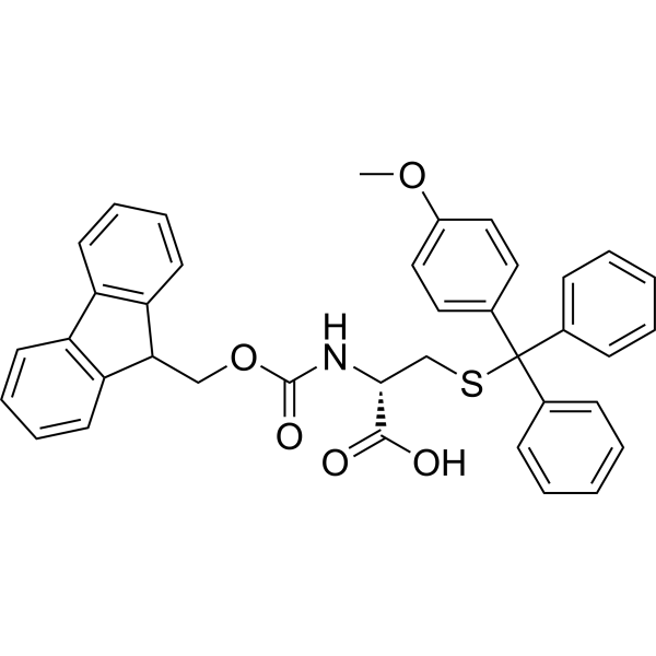 N-(((9H-Fluoren-9-yl)methoxy)carbonyl)-S-((4-methoxyphenyl)diphenylmethyl)-D-cysteine 1198791-73-9